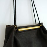 Brown Leather ro bags x Milk Design Bag