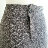 Vintage 90s Speckled High Waist A-Line Maxi Skirt - 10-12