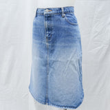 Y2K 'Polo Ralph Lauren' Denim Midi Skirt - 10-12
