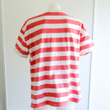 Red Striped Cotton 'Sportsgirl' Tee - 12-14