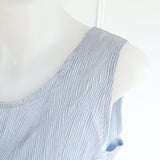 Vintage 90s Powder Blue Bias Cut Textured 'Lee Andersen' Maxi Dress - 12-14