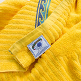 Vintage 90s Cotton Beach Towels - Yellow Surf