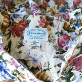 Vintage 90s Cream Floral Promises Midi Dress - 10-12
