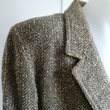Vintage 90s Tweed Wool Blend 'Sportscraft' Blazer Jacket - 10-14