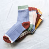 Colour Block Knit Socks