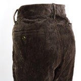 Khaki Green Cotton Corduroy Trousers - 10-12