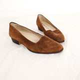 Brown Suede Leather 'Hush Puppies' Pumps - 7.5/38