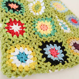 Khaki Cotton Crochet Mini Bag