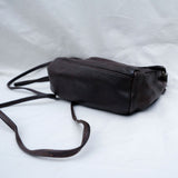 Vintage 90s Saddle Brown Mini Cross Body Bag